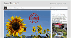 Desktop Screenshot of inselstrom.com